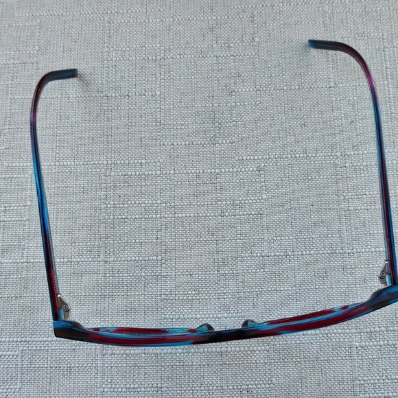 handmade Tom Davies Eyeglasses Frame Red/Blue Tone Unisex Glasses Frame 51[]116 - Picture 12 of 12